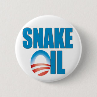 Snake Oil (Obama) 6 Cm Round Badge