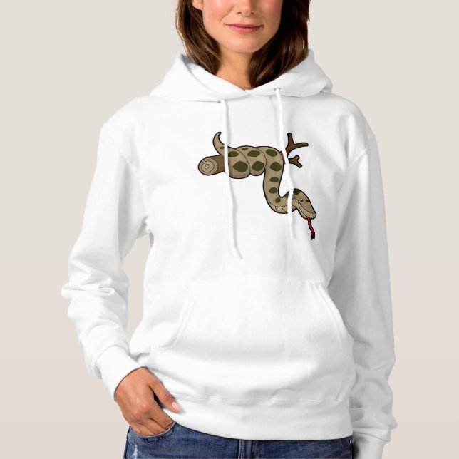 Snake on Branch Hoodie (Front)
