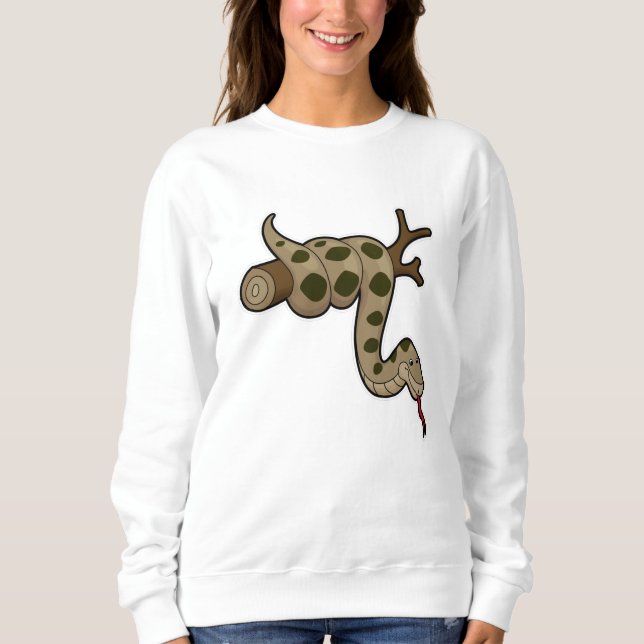 Snake on Branch Sweatshirt (Front)