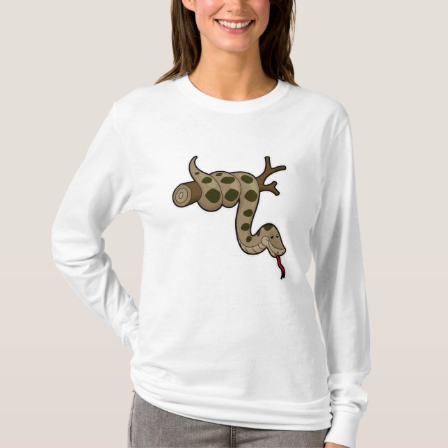 Snake on Branch T-Shirt (Front)