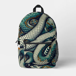 Snake Pattern BackPack Design