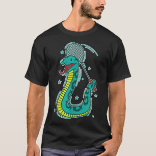 Snake Plays Badminton T-Shirt
