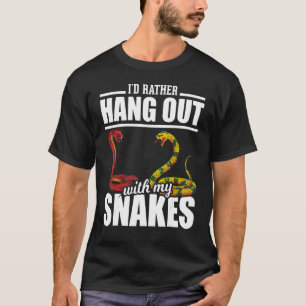 Snake Predator Pet Reptile Keeper Snake T-Shirt