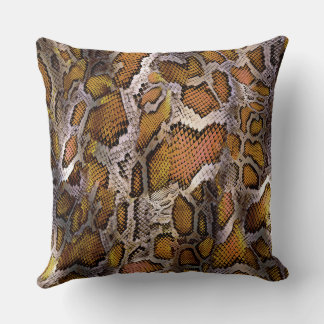 Snake Print Cushion