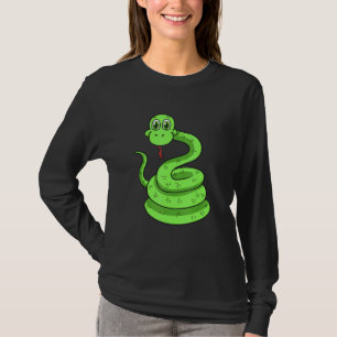 Snake Reptile  Herpetologist Ophiologist Ophiology T-Shirt