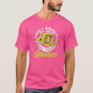 Snake  Reptile Keeper Animal  Pet  Snake T-Shirt