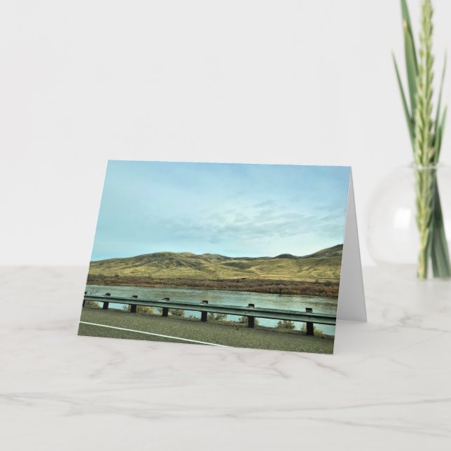 Snake River, Baker County, Oregon Card (Front)