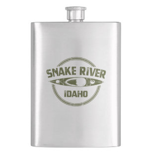 Snake River Idaho Hip Flask