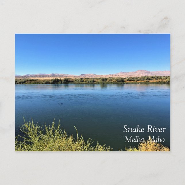 Snake River, Melba, Idaho Postcard (Front)