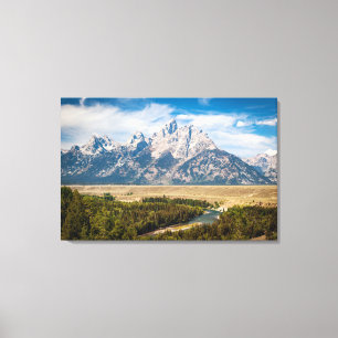 Snake River Overlook Grand Teton National Park Canvas Print