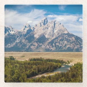Snake River Overlook   Grand Teton National Park Glass Coaster