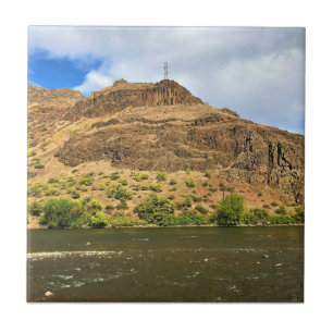 Snake River, Oxbow, Idaho Tile
