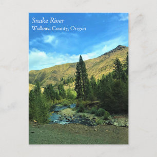 Snake River, Wallowa County, OR Postcard