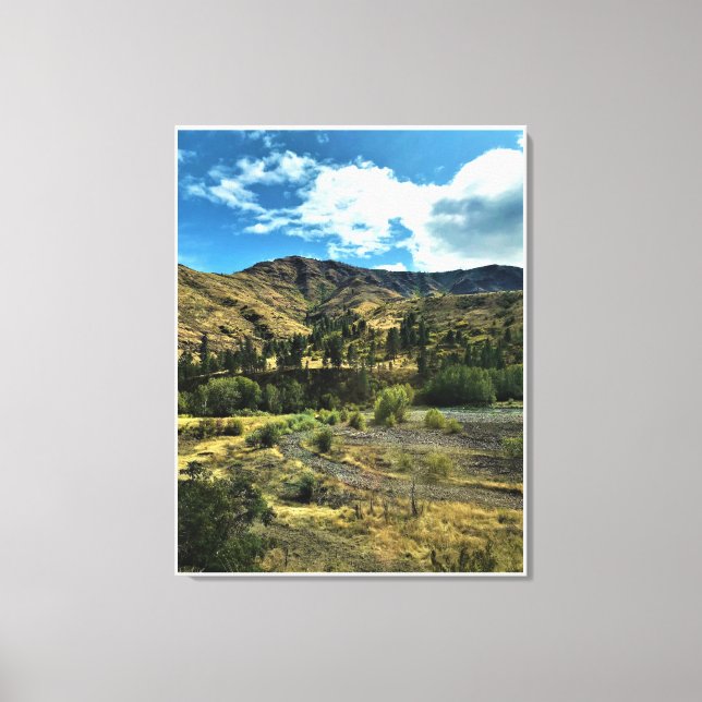 Snake River, Wallowa County, Oregon Canvas Print (Front)