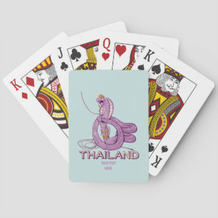 Snake Rock climbing Thailand Playing Cards