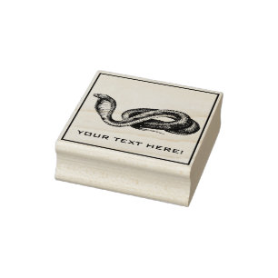 Snake Rubber Stamp