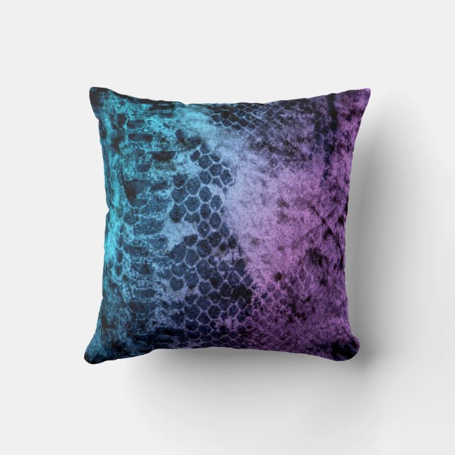 Snake Scales Print Cushion (Back)