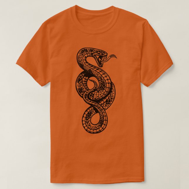 Snake Serpent T-Shirt (Design Front)