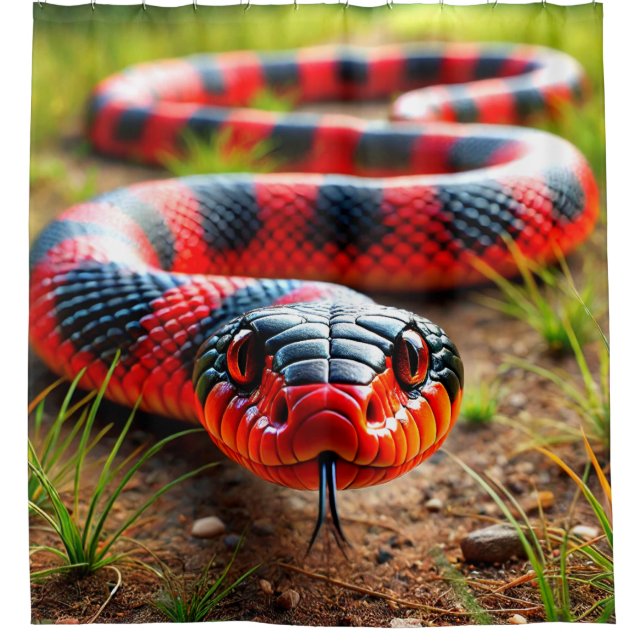 Snake Shower Curtain (Front)