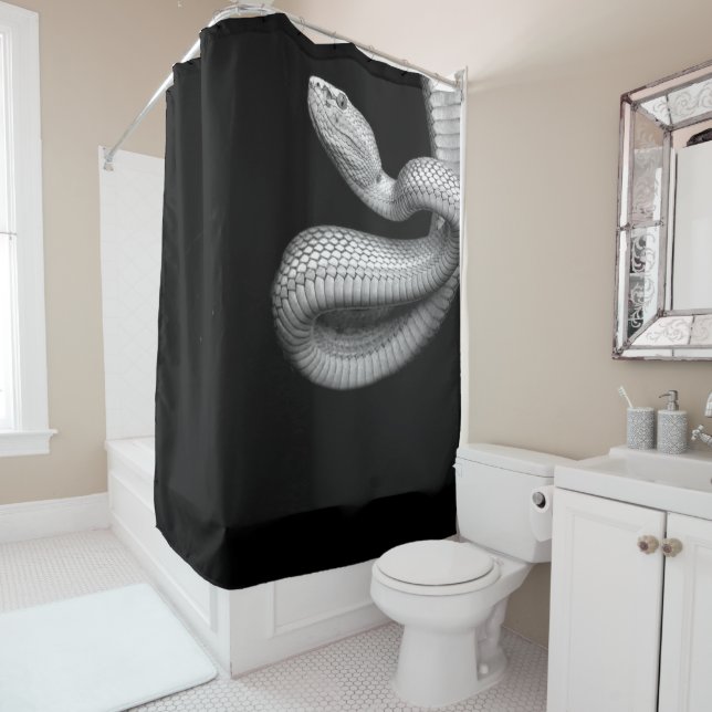 Snake Shower Curtain (In Situ)