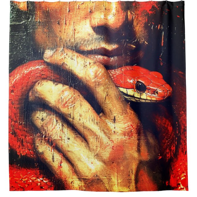 Snake Shower Curtain (Front)