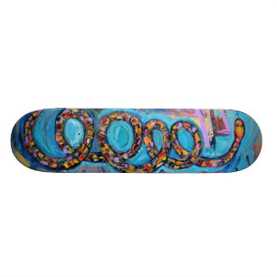Snake skate board
