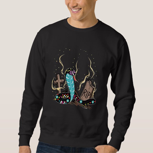 Snake Skeleton Halloween For Boy Girl Kid Sweatshirt (Front)