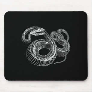 Snake Skeleton Shirt Funny Cool Halloween Kids Mouse Pad