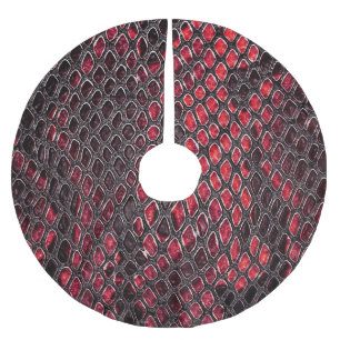 Snake skin: abstract background. brushed polyester tree skirt