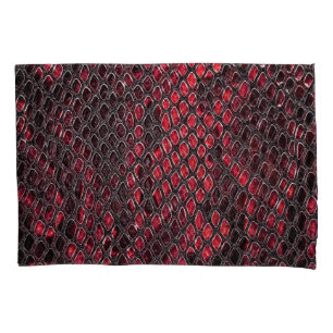 Snake skin: abstract background. pillowcase