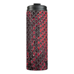 Snake skin: abstract background. thermal tumbler
