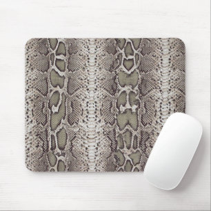 Snake Skin Animal Print Mouse Pad