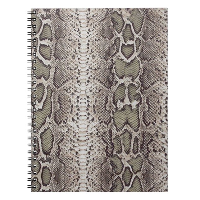 Snake Skin Animal Print Notebook (Front)