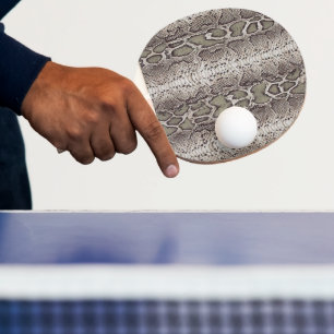 Snake Skin Animal Print Ping Pong Paddle