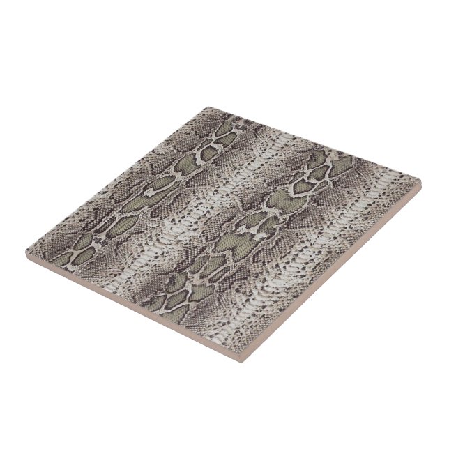 Snake Skin Animal Print Tile (Side)