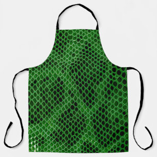 Snake skin background apron