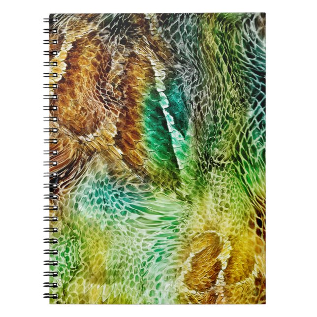 Snake skin background notebook (Front)
