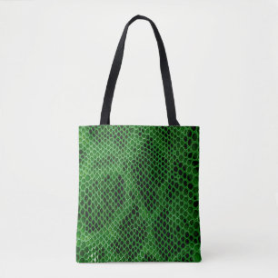 Snake skin background tote bag