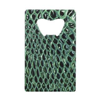 Snake Skin Bottle Opener Credit Card
