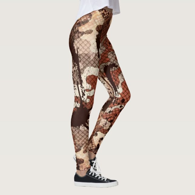 Snake Skin Camo Leggings (Right)