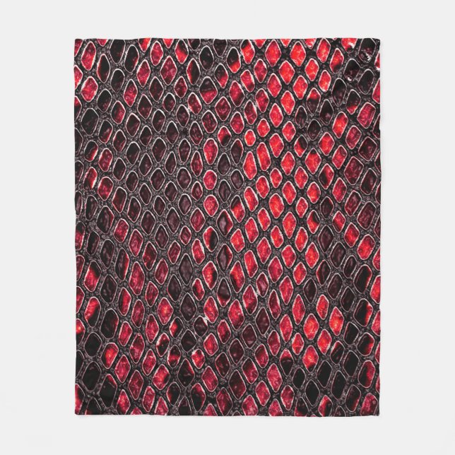 Snake skin, can use as background fleece blanket (Front)