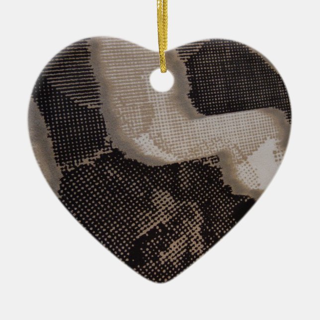 SNAKE SKIN CERAMIC TREE DECORATION (Front)