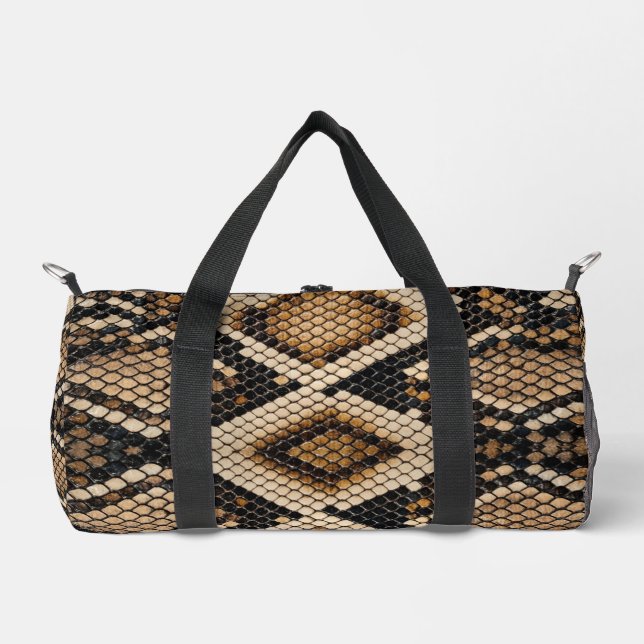 Snake Skin Duffle Bag (Front)