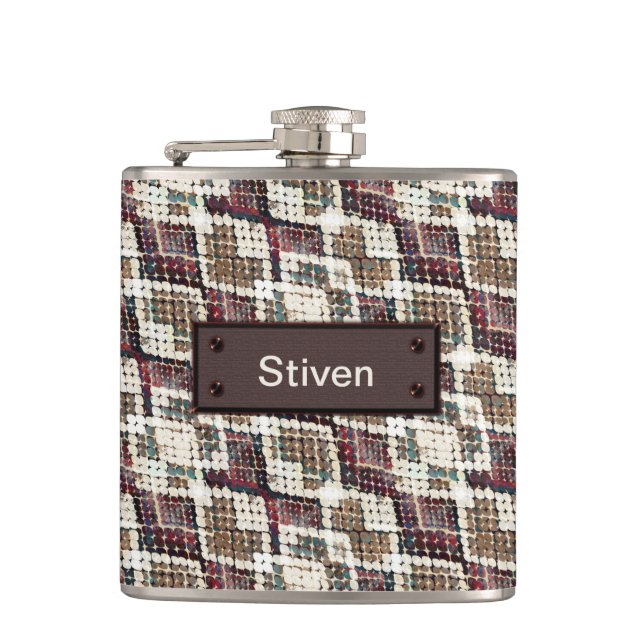 Snake skin. flask (Front)