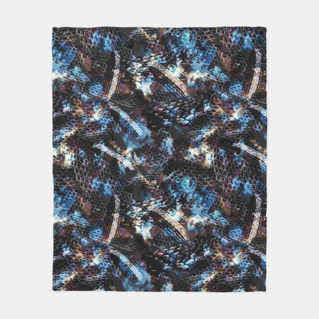 Snake skin fleece blanket (Front)
