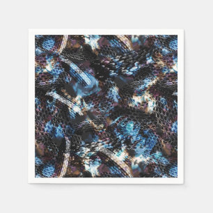 Snake skin napkin