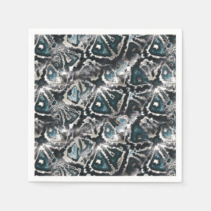 Snake skin napkin