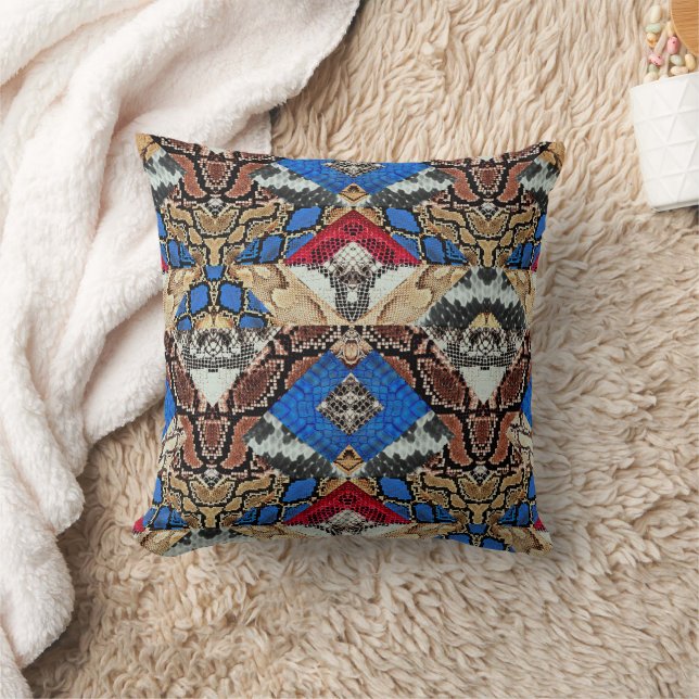 Snake Skin Pattern  Cushion (Blanket)