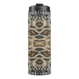 Snake Skin Pattern Texture Thermal Tumbler