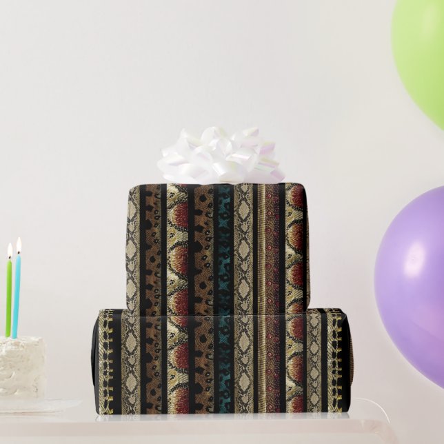 Snake Skin Pattern Wrapping Paper (Party Gifts)